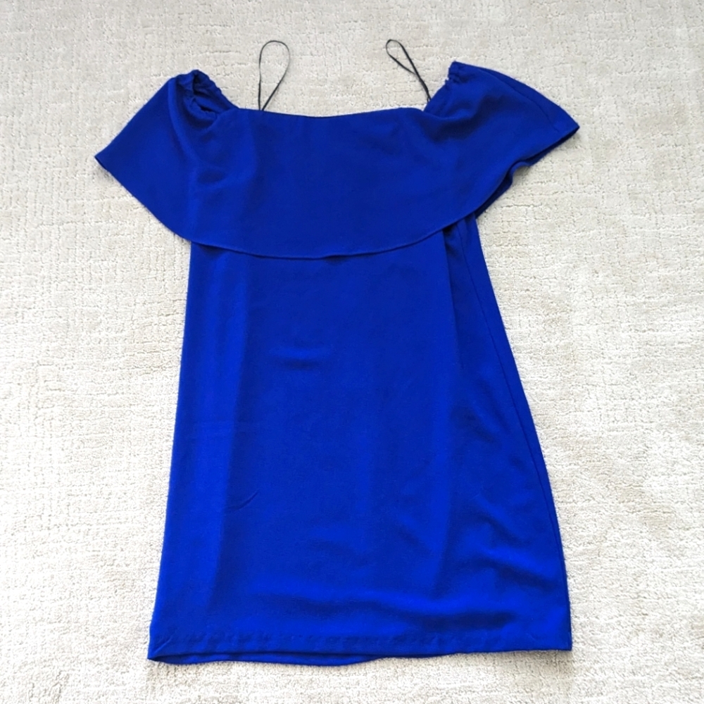 Charles Henry off the shoulder dress